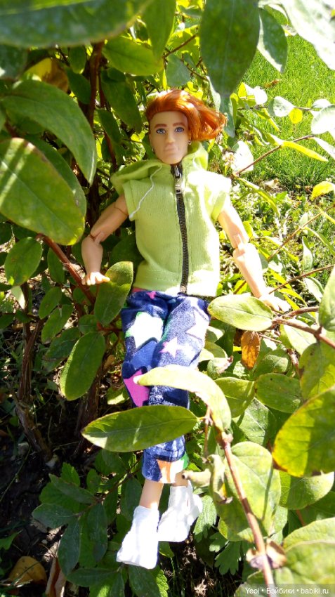 Фото (рыжего) Кена Тейта 1959, Маттел в парке