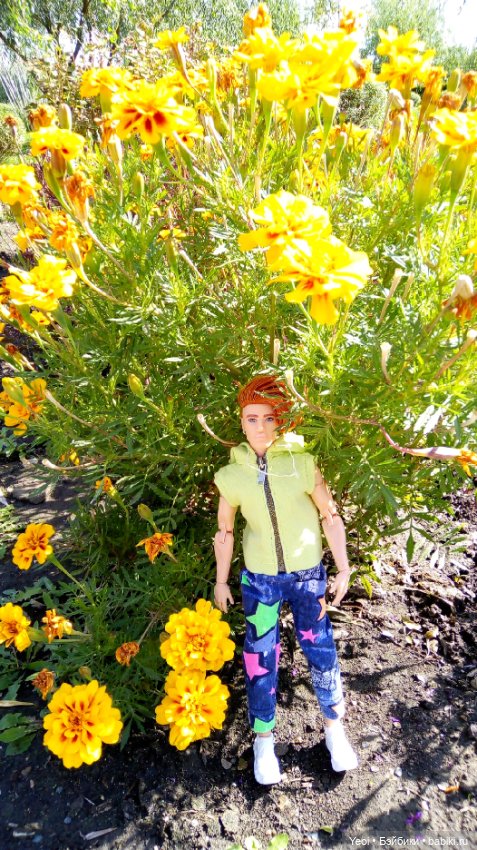 Фото (рыжего) Кена Тейта 1959, Маттел в парке