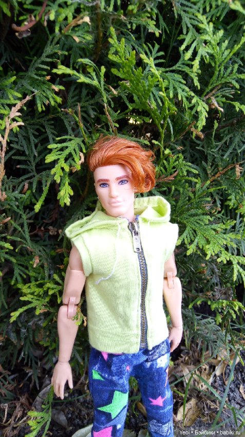 Фото (рыжего) Кена Тейта 1959, Маттел в парке