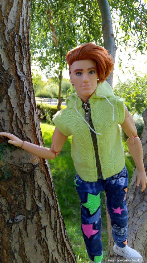 Фото (рыжего) Кена Тейта 1959, Маттел в парке