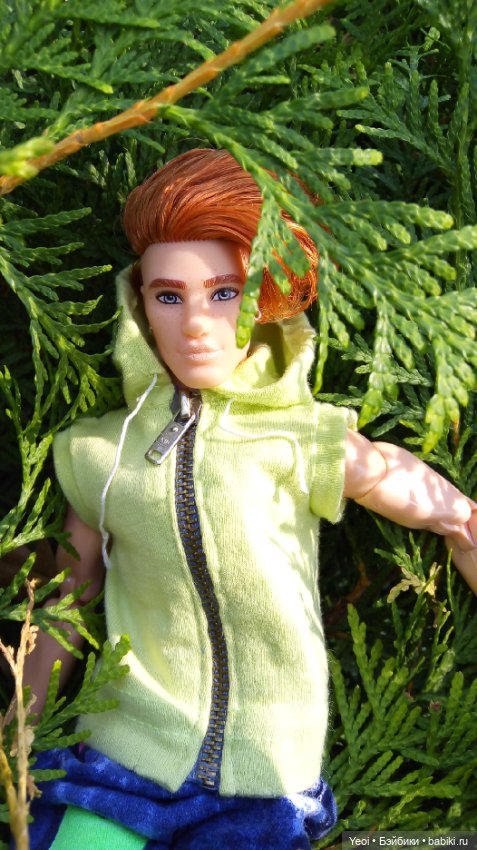 Фото (рыжего) Кена Тейта 1959, Маттел в парке