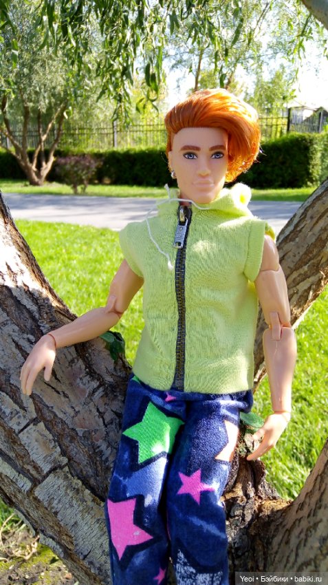 Фото (рыжего) Кена Тейта 1959, Маттел в парке