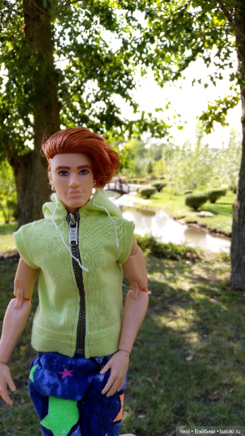 Фото (рыжего) Кена Тейта 1959, Маттел в парке