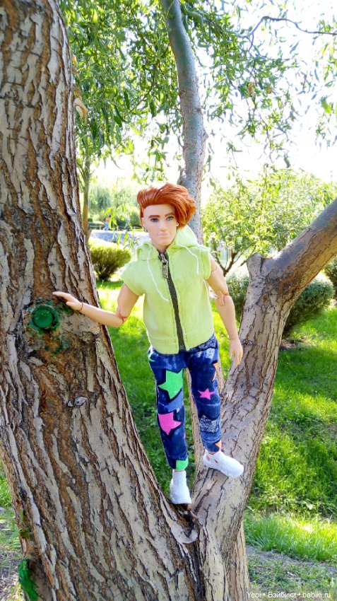 Фото (рыжего) Кена Тейта 1959, Маттел в парке