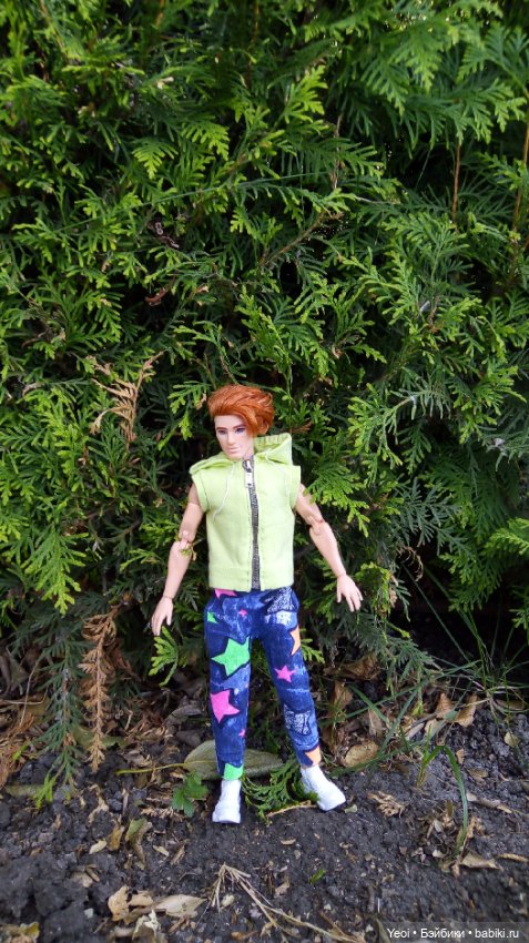 Фото (рыжего) Кена Тейта 1959, Маттел в парке