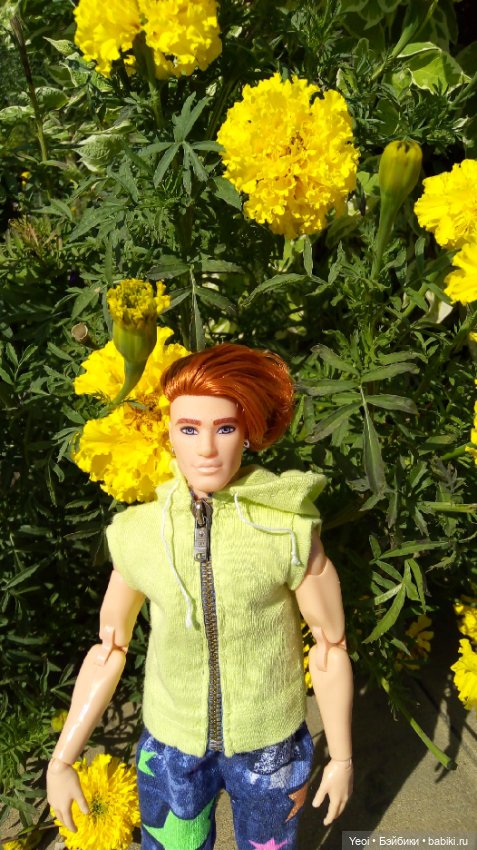 Фото (рыжего) Кена Тейта 1959, Маттел в парке