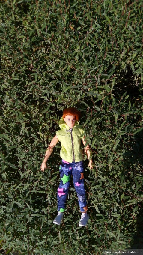 Фото (рыжего) Кена Тейта 1959, Маттел в парке