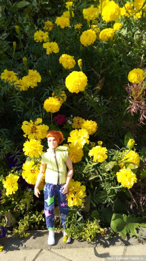 Фото (рыжего) Кена Тейта 1959, Маттел в парке