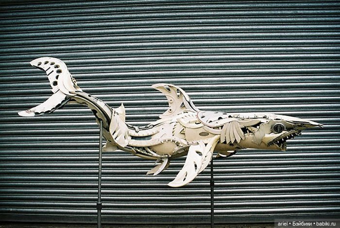 Скульптуры из покрышек от Птолемея Элрингтона (Ptolemy Elrington) (фото 10)