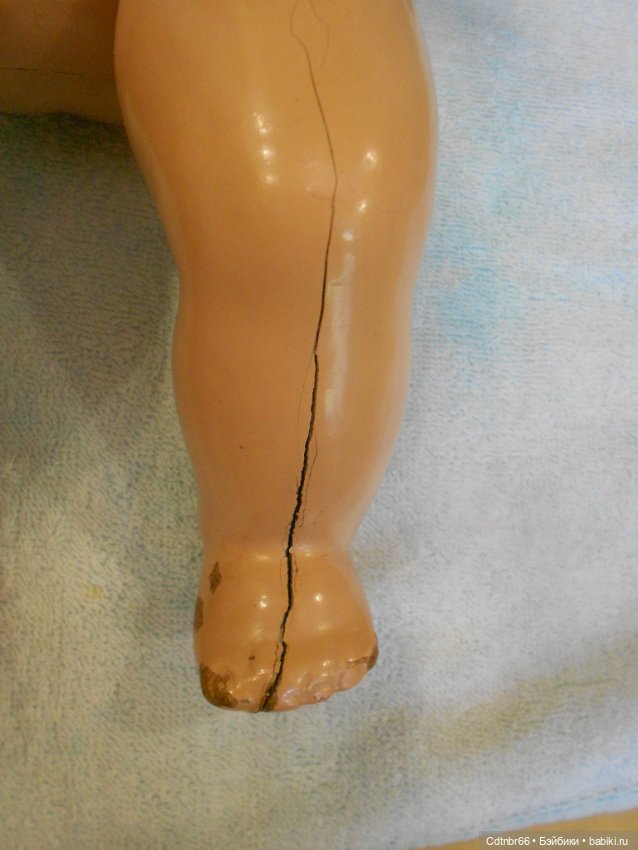 Как я люблю работать с нашими опилочными куклами. Пупс Россия. Реставрация (фото 4)