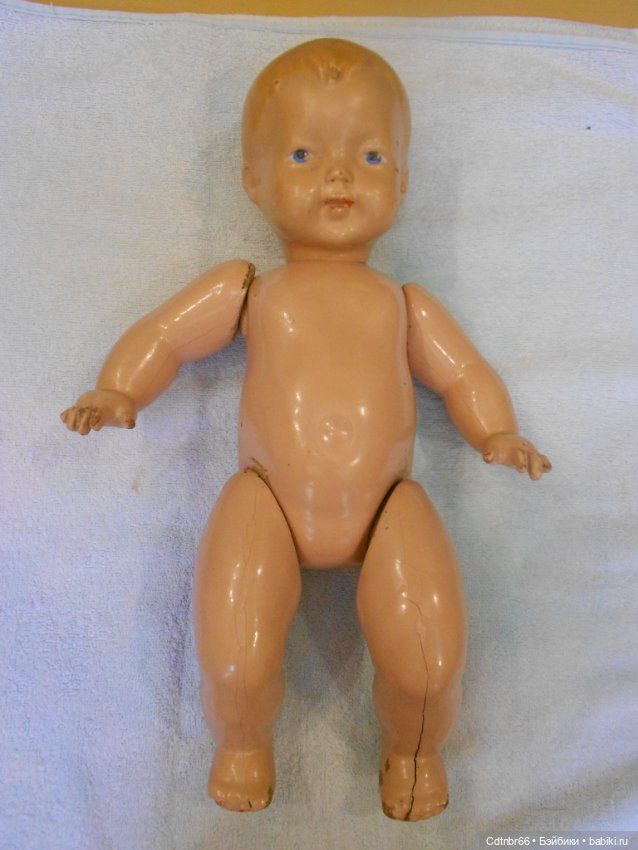 Как я люблю работать с нашими опилочными куклами. Пупс Россия. Реставрация (фото 2)