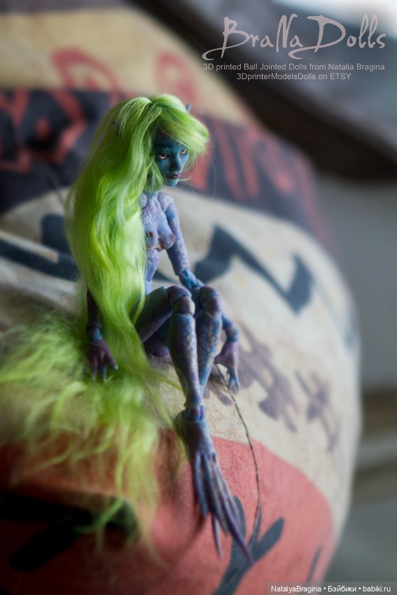 Маленькие русалочки — Авторские шарнирные куклы своими руками: лепка