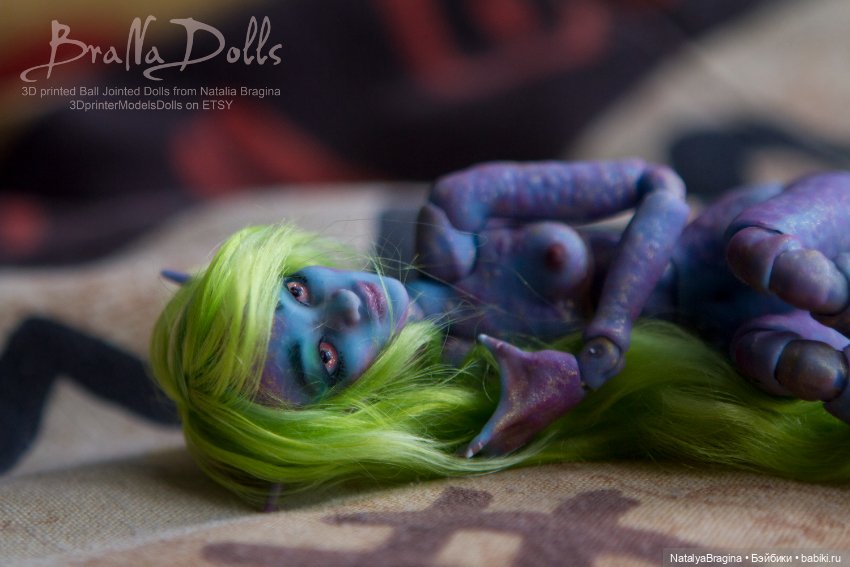 Маленькие русалочки — Авторские шарнирные куклы своими руками: лепка (фото 6)