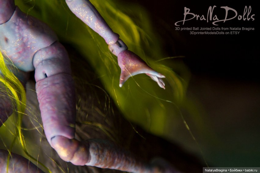 Маленькие русалочки — Авторские шарнирные куклы своими руками: лепка (фото 2)