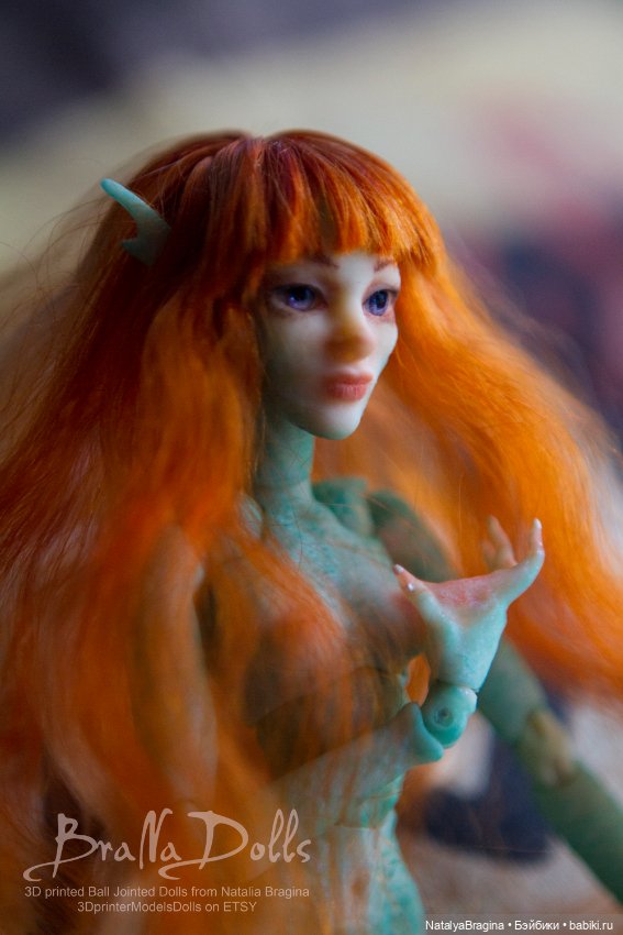 Маленькие русалочки — Авторские шарнирные куклы своими руками: лепка