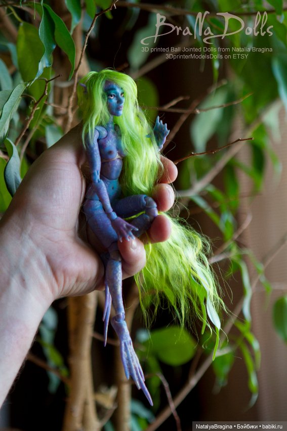 Маленькие русалочки — Авторские шарнирные куклы своими руками: лепка (фото 4)