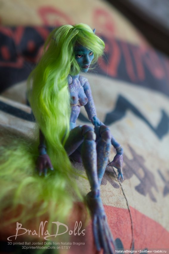 Маленькие русалочки — Авторские шарнирные куклы своими руками: лепка