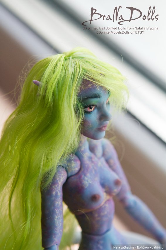 Маленькие русалочки — Авторские шарнирные куклы своими руками: лепка (фото 8)