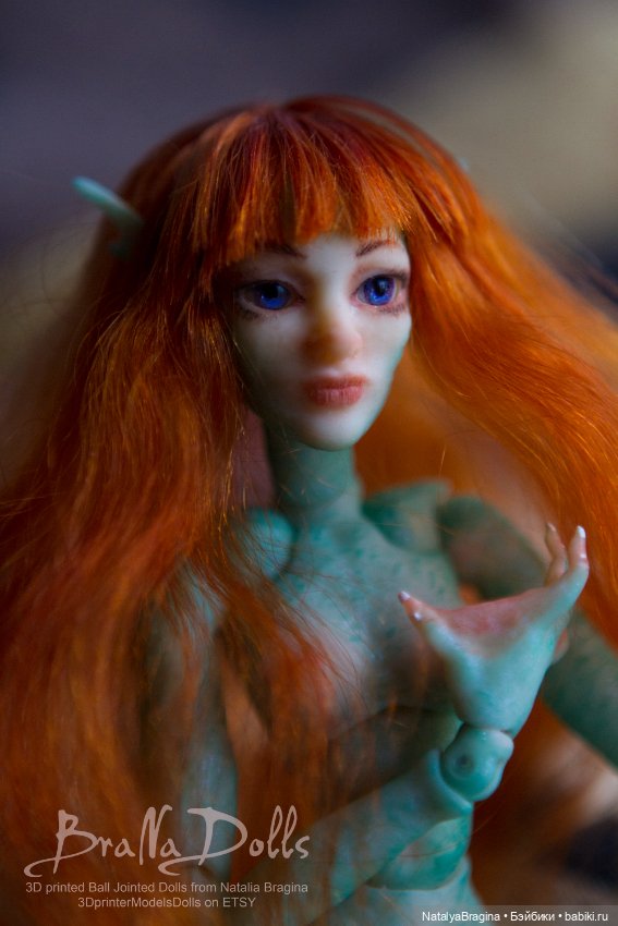 Маленькие русалочки — Авторские шарнирные куклы своими руками: лепка (фото 5)