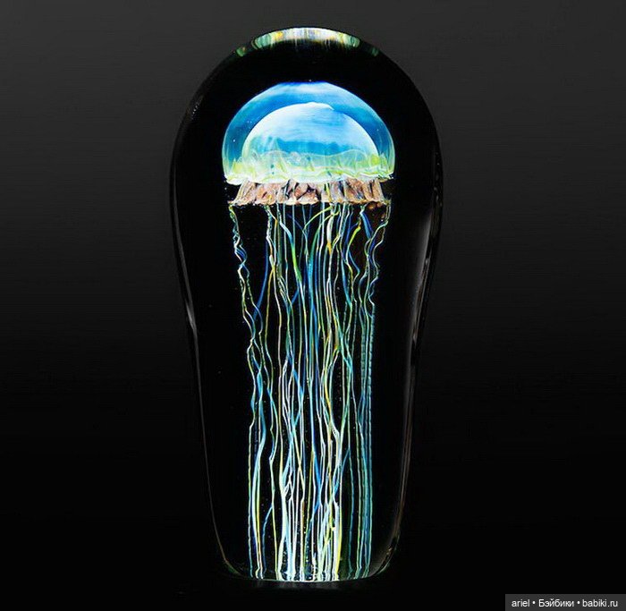 Медузы из стекла от автора Rick Satava (фото 4)