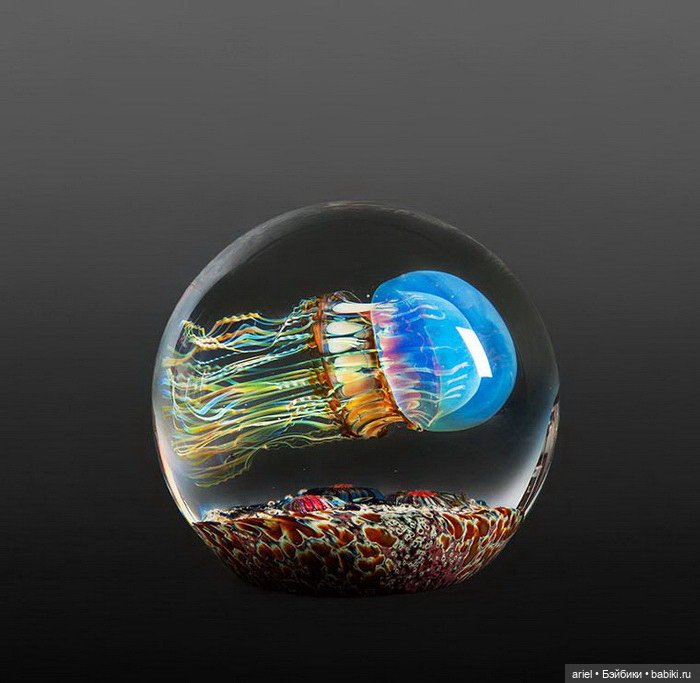Медузы из стекла от автора Rick Satava