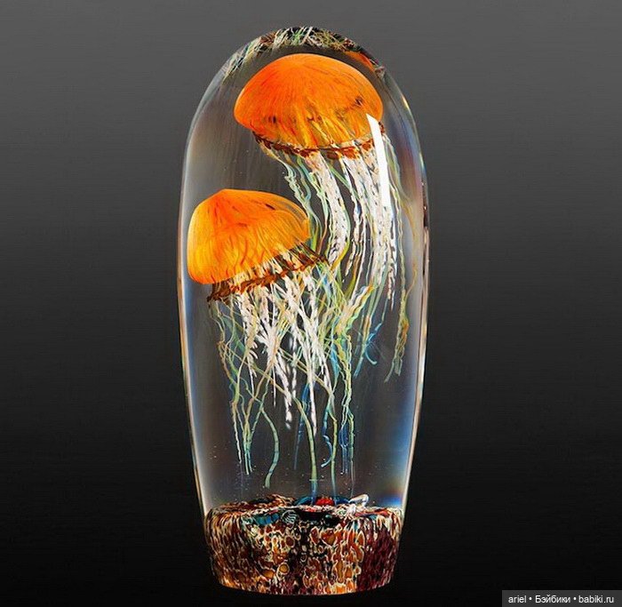 Медузы из стекла от автора Rick Satava (фото 3)