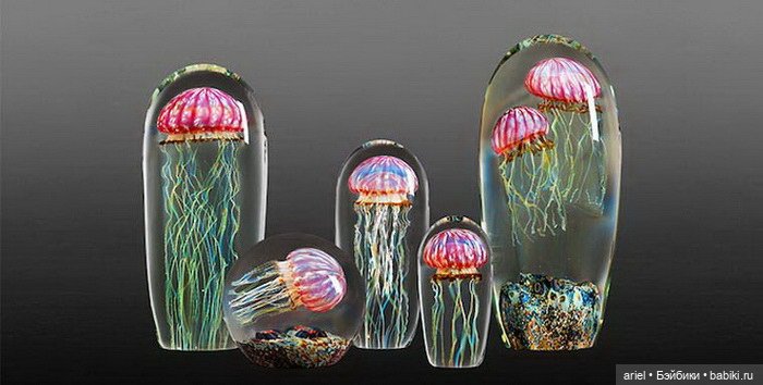 Медузы из стекла от автора Rick Satava (фото 8)