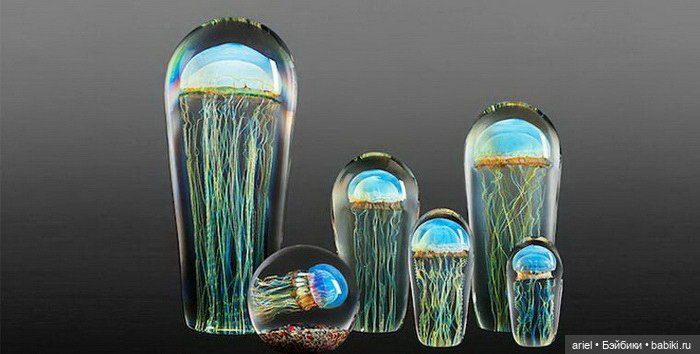 Медузы из стекла от автора Rick Satava (фото 6)