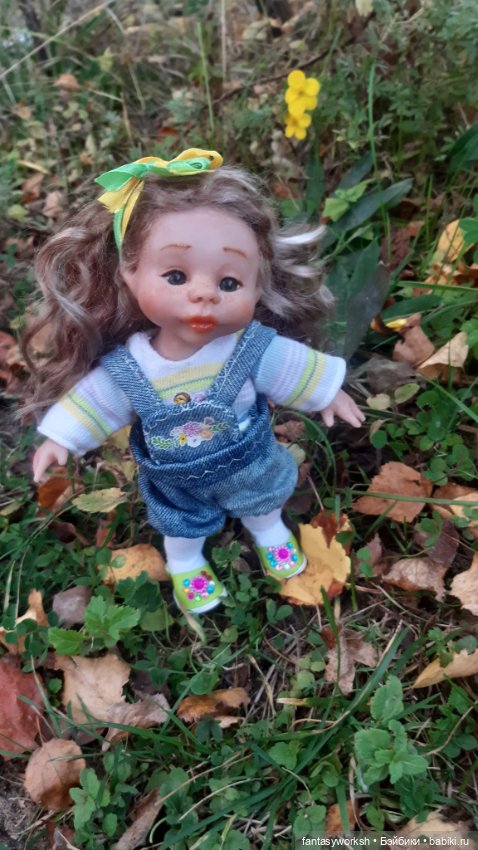 Шарнирная крошка Эбби. Авторские куклы Натальи Игнатьевой (фото 8)