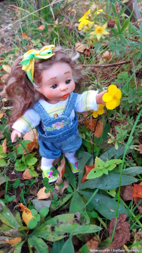 Шарнирная крошка Эбби. Авторские куклы Натальи Игнатьевой