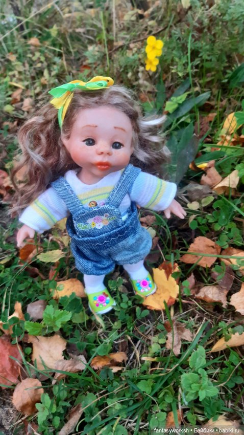 Шарнирная крошка Эбби. Авторские куклы Натальи Игнатьевой