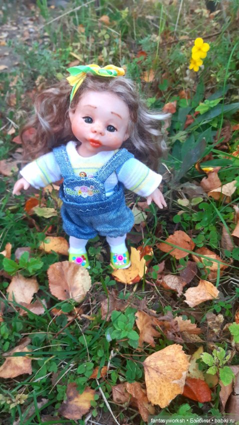 Шарнирная крошка Эбби. Авторские куклы Натальи Игнатьевой (фото 10)
