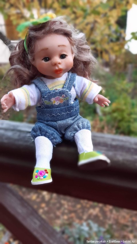 Шарнирная крошка Эбби. Авторские куклы Натальи Игнатьевой (фото 6)