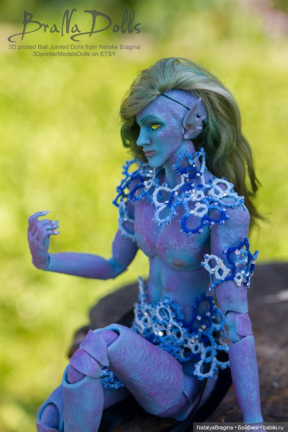 Морской принц — Авторские шарнирные куклы своими руками: лепка (фото 2)