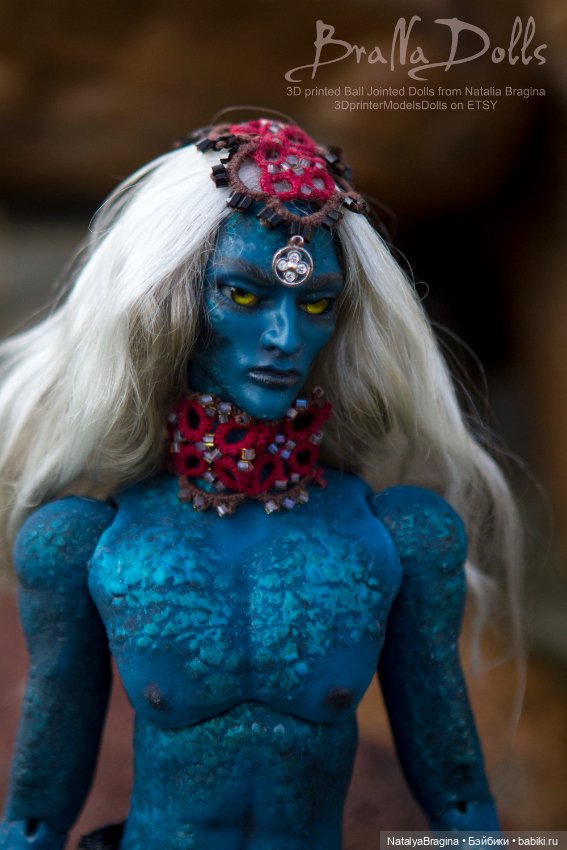 Темный воин — Авторские шарнирные куклы своими руками: лепка (фото 8)