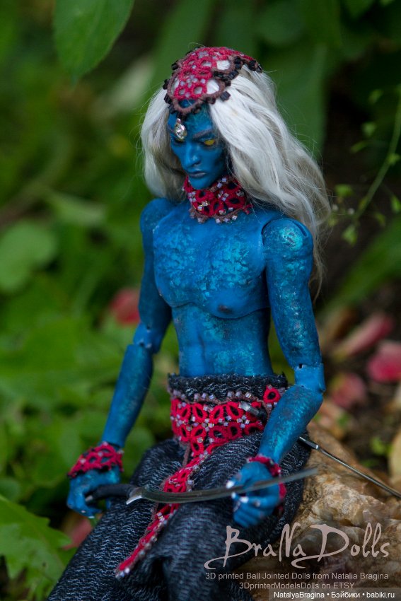 Темный воин — Авторские шарнирные куклы своими руками: лепка (фото 6)