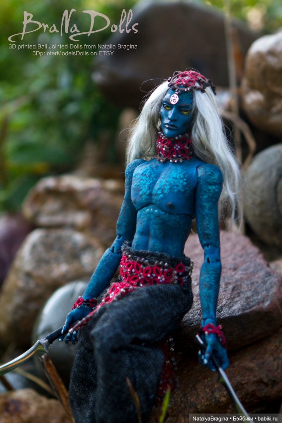 Темный воин — Авторские шарнирные куклы своими руками: лепка (фото 9)