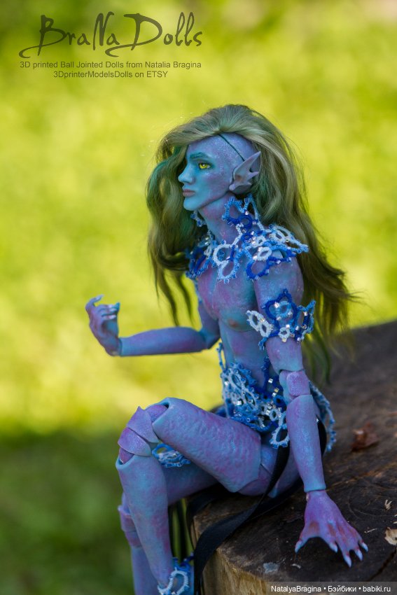 Морской принц — Авторские шарнирные куклы своими руками: лепка (фото 8)