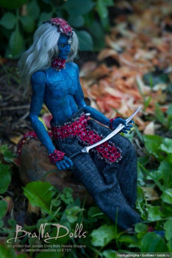 Темный воин — Авторские шарнирные куклы своими руками: лепка (фото 2)