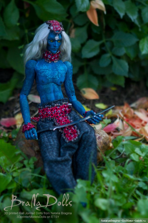 Темный воин — Авторские шарнирные куклы своими руками: лепка (фото 4)