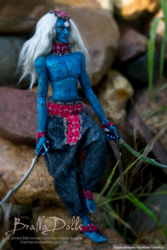 Темный воин — Авторские шарнирные куклы своими руками: лепка