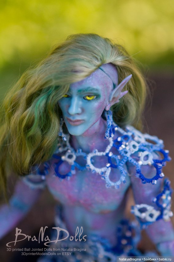 Морской принц — Авторские шарнирные куклы своими руками: лепка (фото 6)