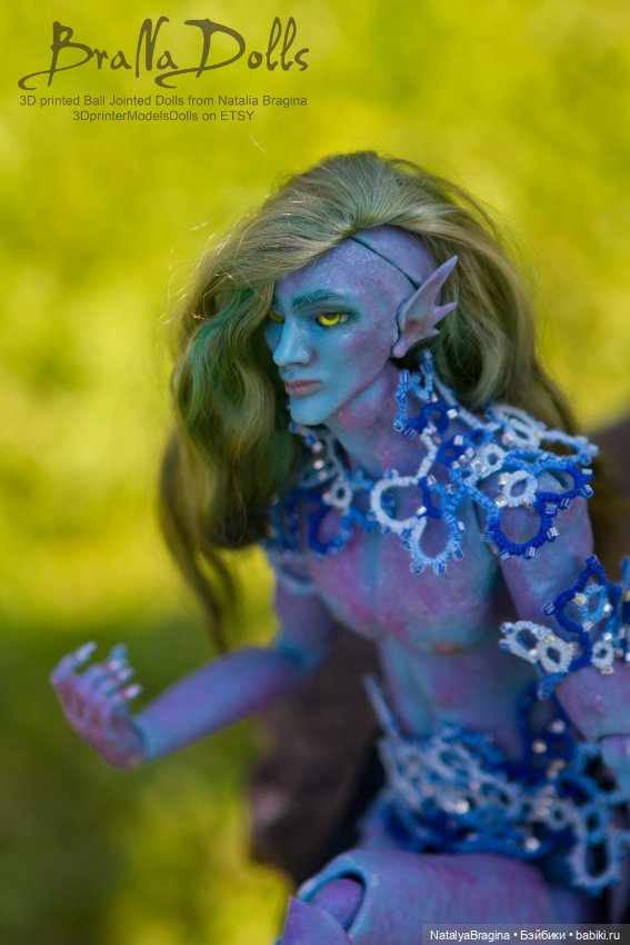 Морской принц — Авторские шарнирные куклы своими руками: лепка (фото 9)