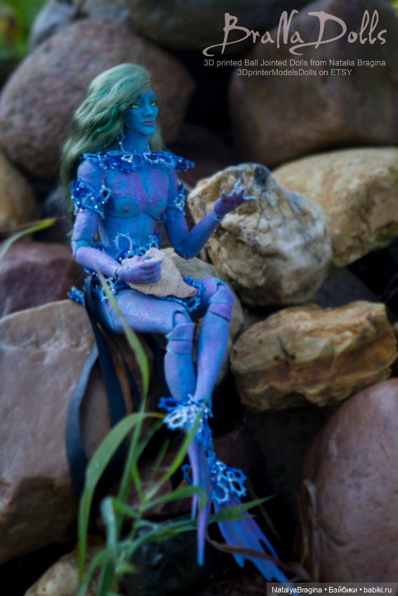 Морской принц — Авторские шарнирные куклы своими руками: лепка