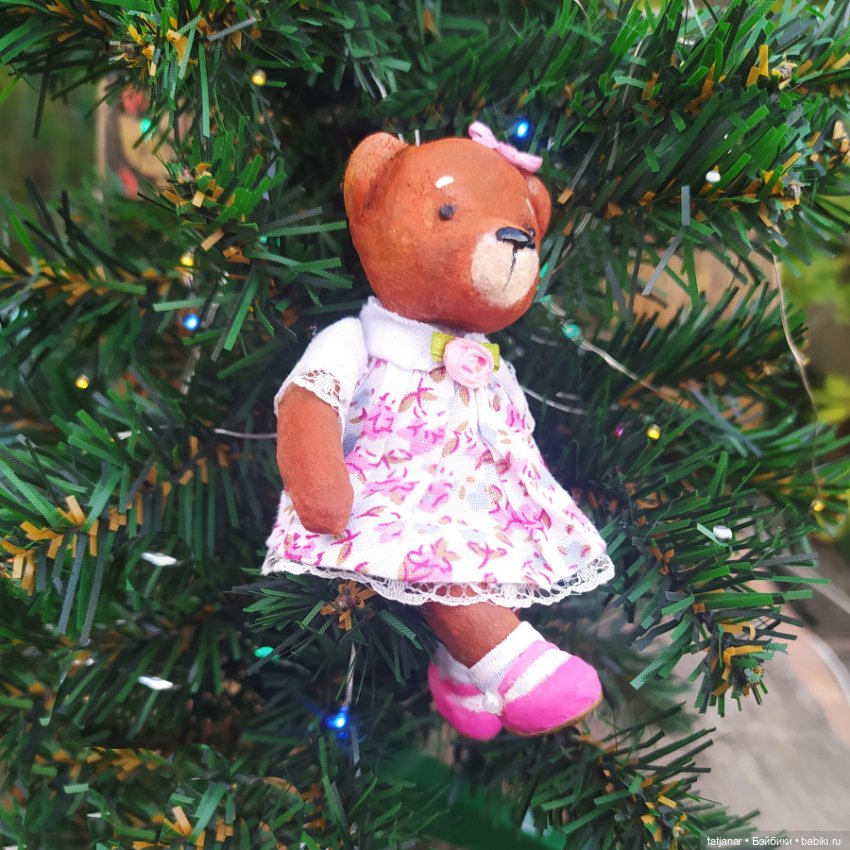 Мишка из детства — Авторские куклы из дерева (фото 2)