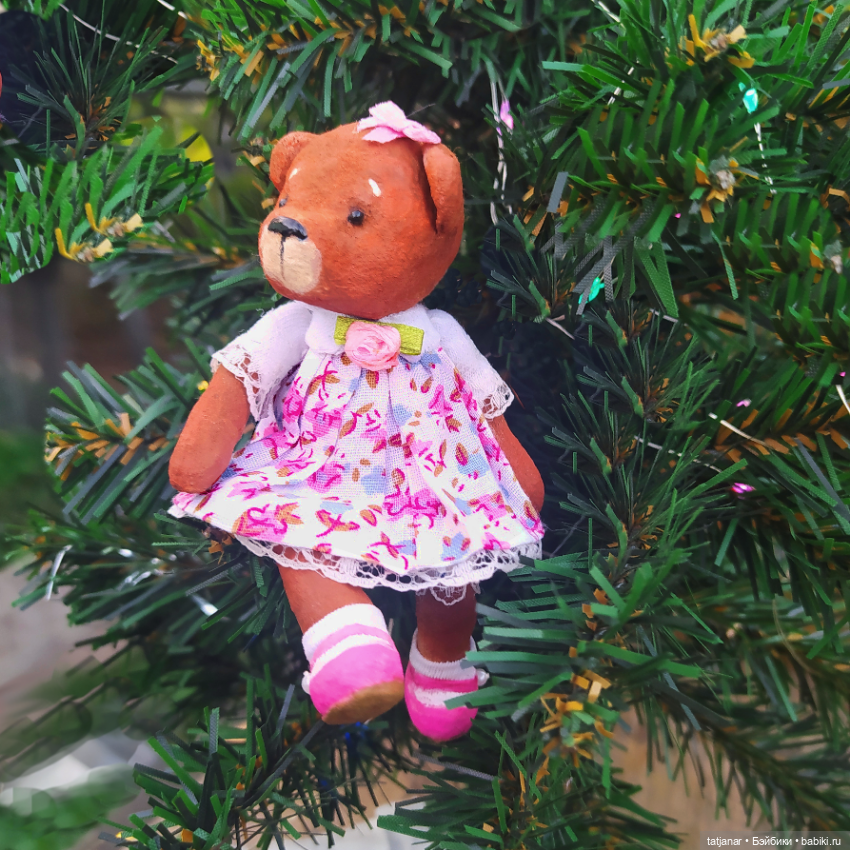 Мишка из детства — Авторские куклы из дерева (фото 6)