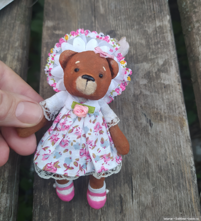 Мишка из детства — Авторские куклы из дерева (фото 5)