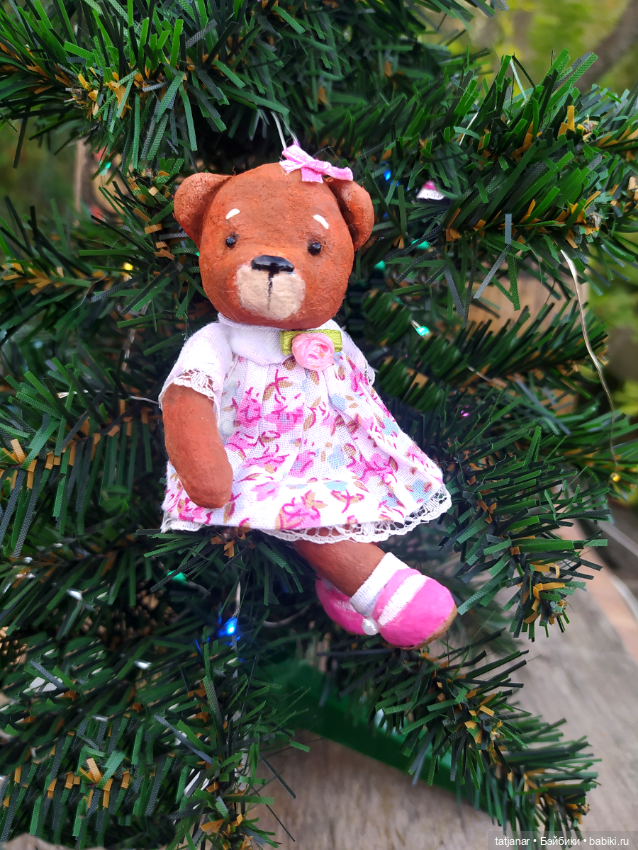 Мишка из детства — Авторские куклы из дерева