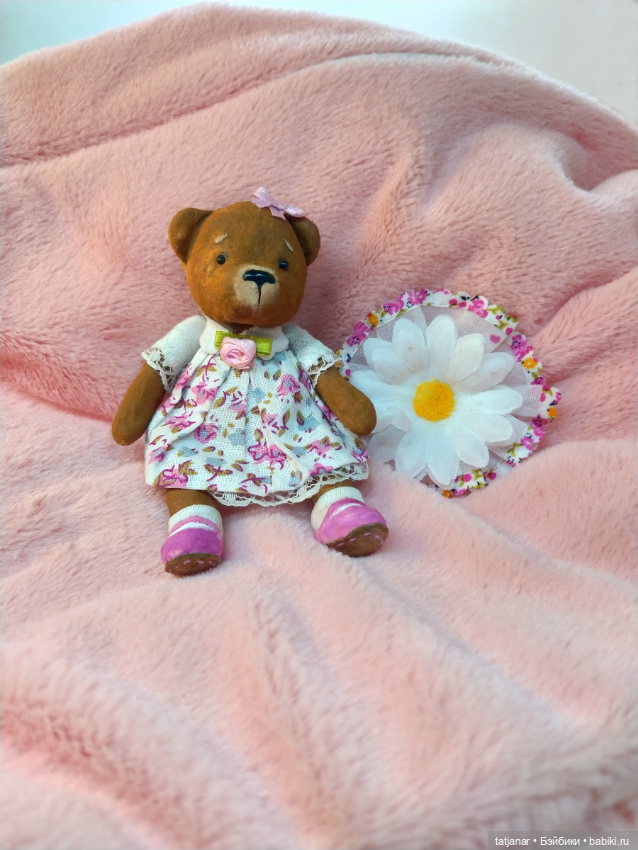 Мишка из детства — Авторские куклы из дерева (фото 7)