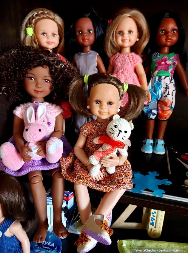 Расстановка — Испанские куклы (разное): Vestida de Azul